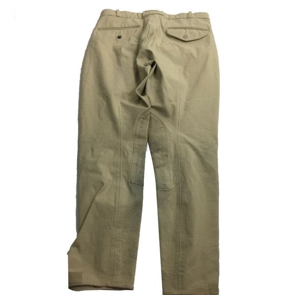 John Whitaker Breeches Khaki Beige Horse Riding Women's Size UK 32 (30x27 Mea) - Picture 5 of 5